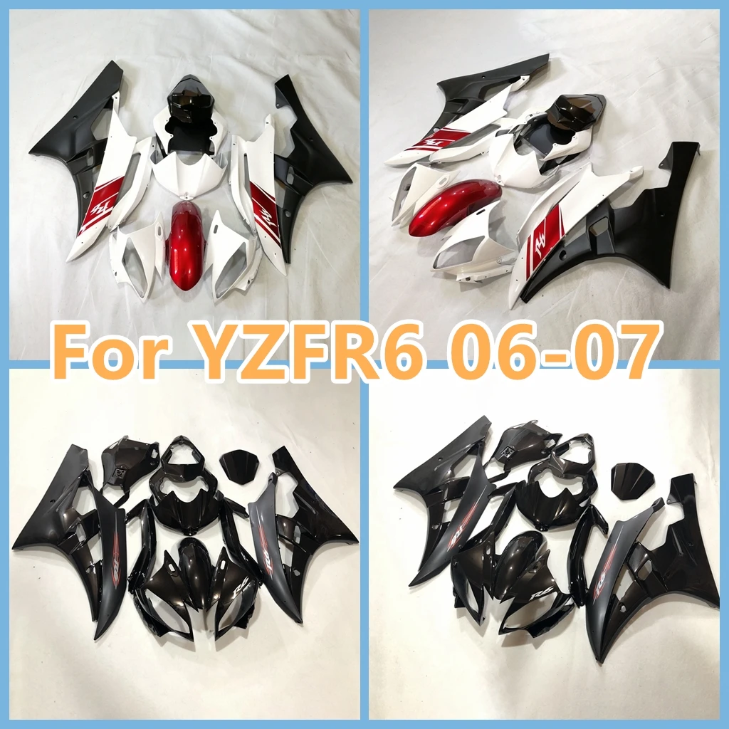 

Painted YZF R6 2006 2007 ABS Fairings Kits for YAMAHA 100% Fit ZXMT YZFR6 06 07 Motorcycle Road Racing Aftermarket Bodywork
