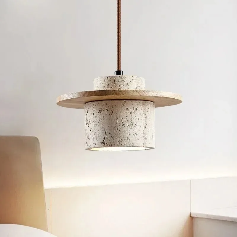 Yellow Cave Stone Pendant Light Indoor Illumination Fixtures Parlor Bedroom Cafe Homestay Teahouse