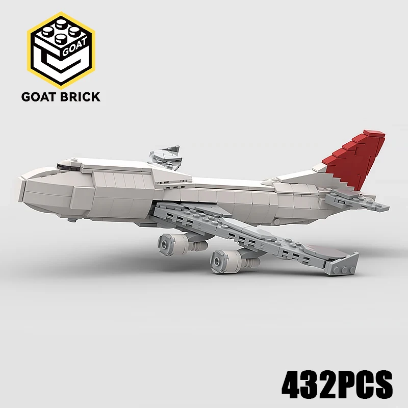 

Moc Building Blocks Boeing 747-400 Technology Modular Bricks Model Gifts Christmas Toys DIY Sets Assembly