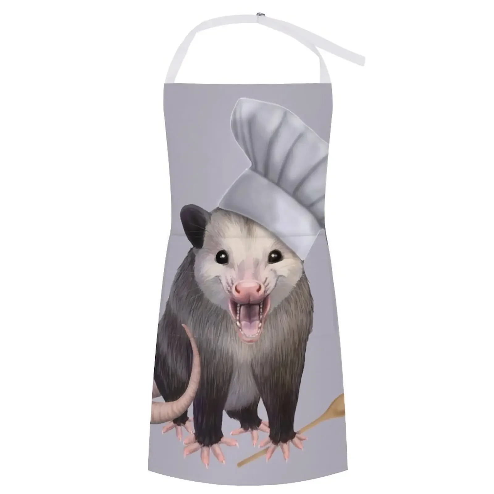 

Chef Opossum - cute possum in a chefs hat Apron Dress Apron Household Items Kitchen Accessories 2022