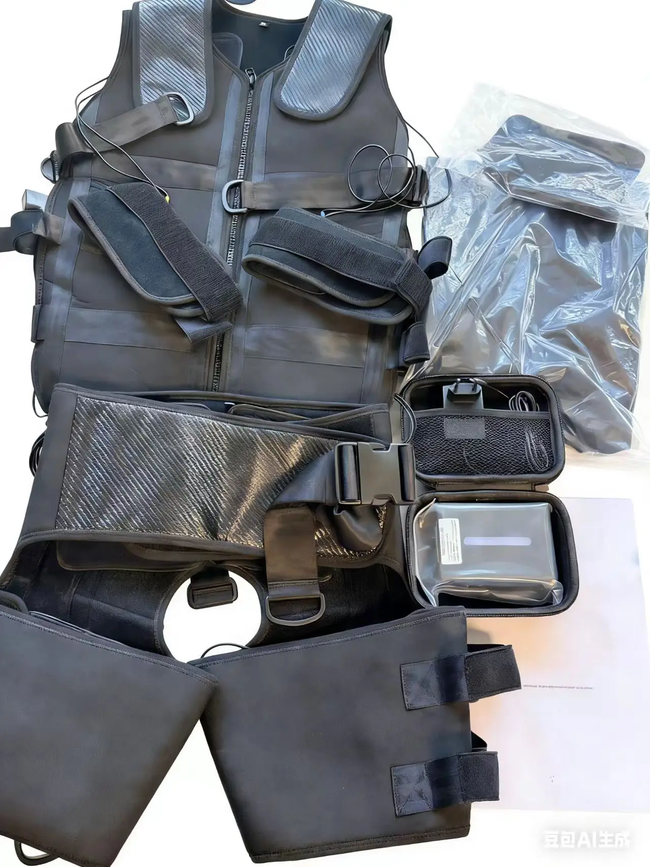 

New Launching Electro Myo Stimulation Gym Workout Water Spray Wet EMS Training Suit