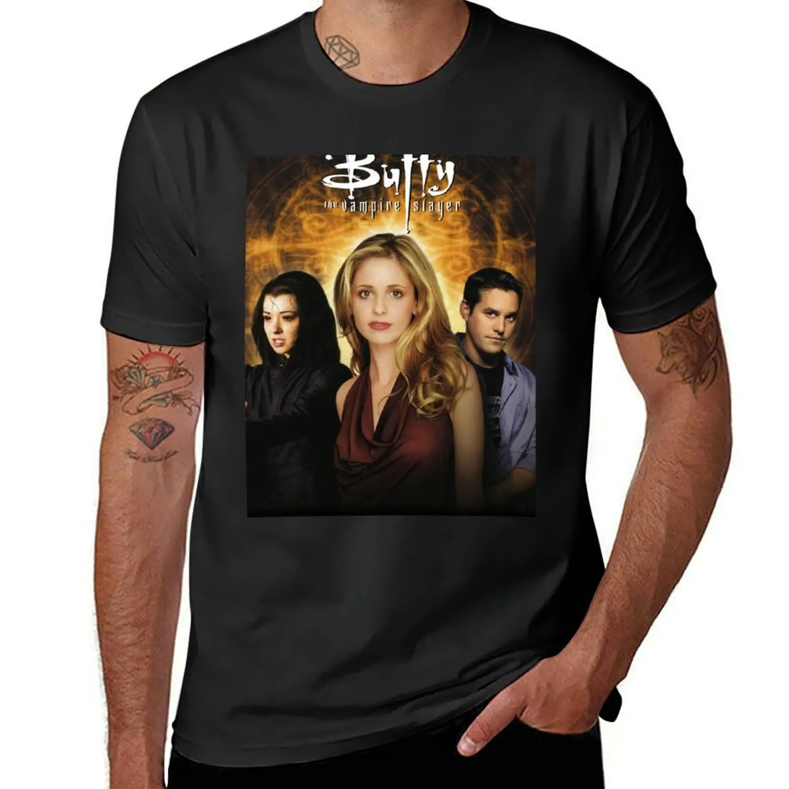 BUFFY-WILLOW-XANDER T-Shirt tees plus size tops quick-drying big and tall t shirts for men