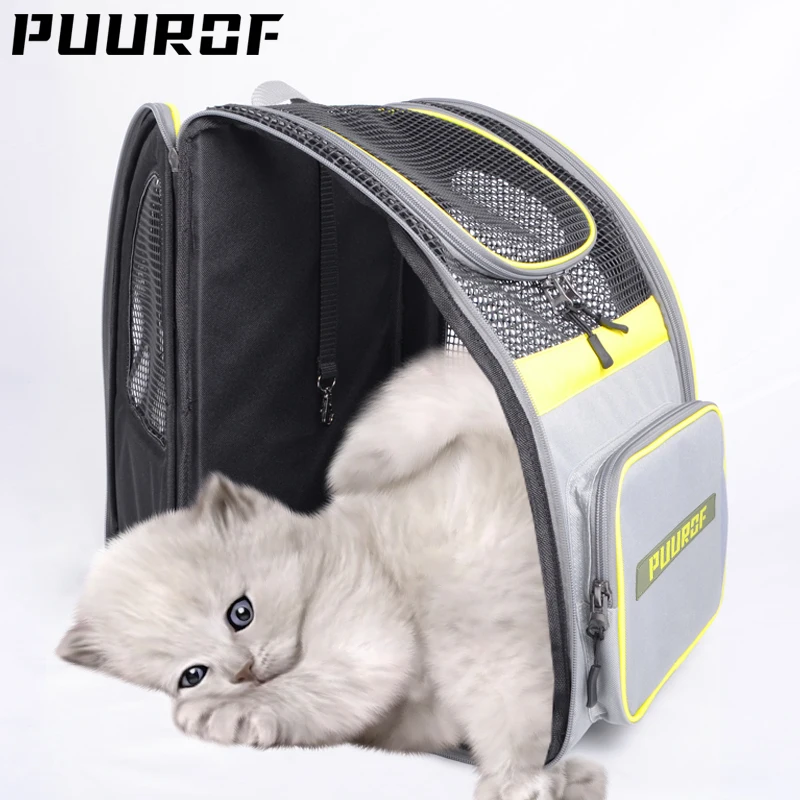 

Cat bag dog bag go out portable breathable backpack large capacity pet backpack four seasons general cat carrier cat bag