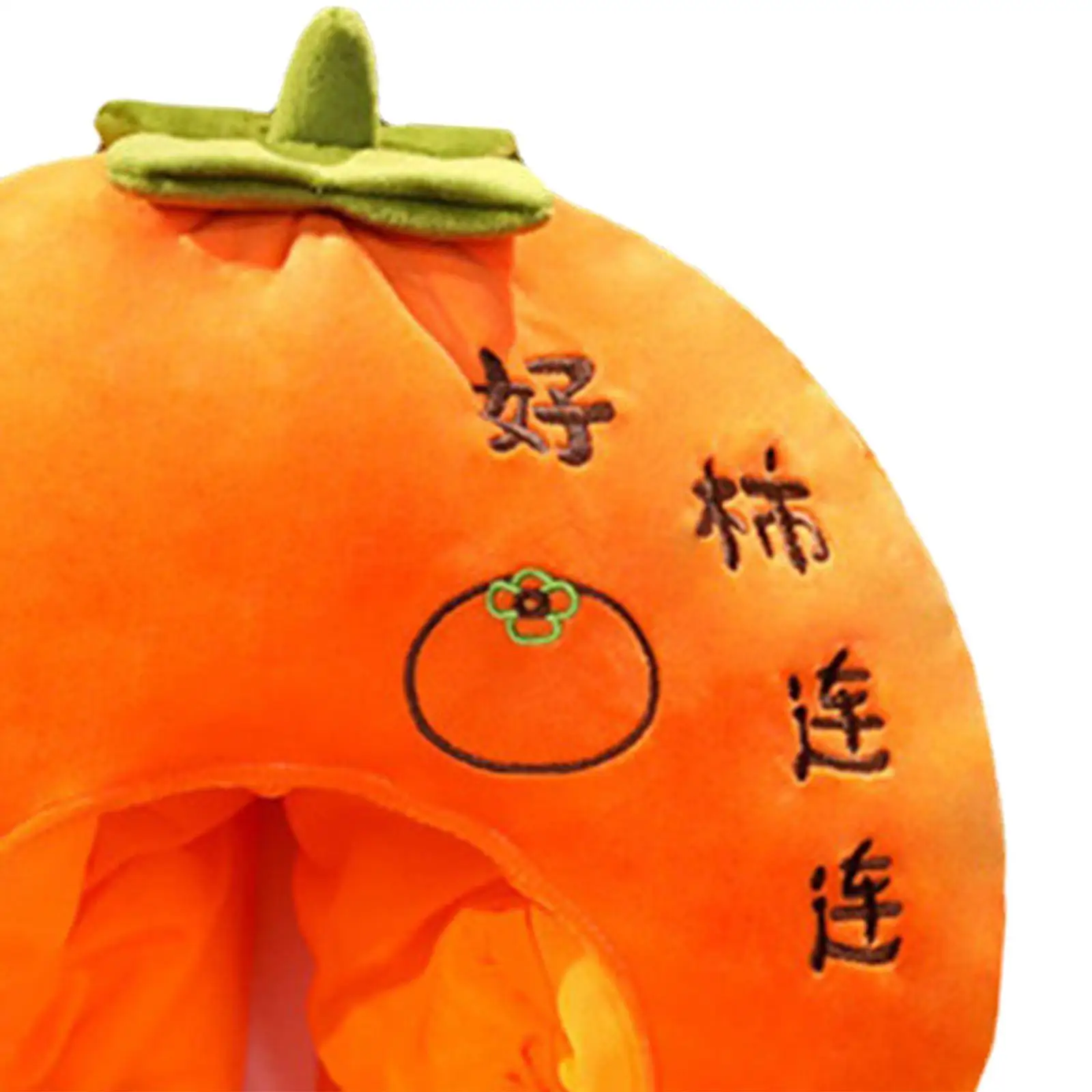 Sombrero de felpa naranja, vestido elegante de dibujos animados, accesorios suaves para fotos, regalo, sombrero de vestir, gorro de fruta para invierno, vacaciones de Halloween, Cosplay para niñas