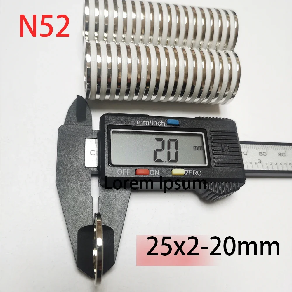 N52 25x2-20mm Ring with Hole Standard size Magnet Round for Home magents round Booster Office Kitchen Lipstick Big Hole Motor
