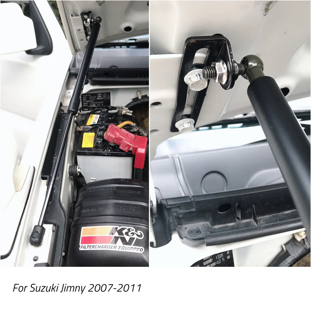 Barres de jambe de force de levage d\'amortisseur à gaz, capot de remise en état, style de voiture, Suzuki Jimny merveilleuse, 2007-2017