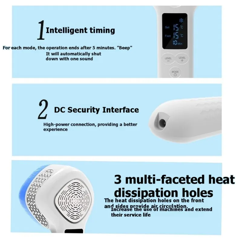 B66C Photon Skin Rejuvenation Beauty Device-Ice Hammer Included EU Plug-Cold& Hot Facial Therapy