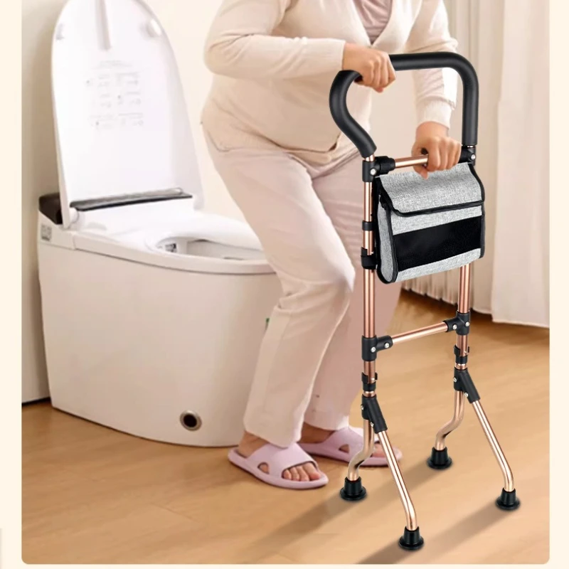 Height Adjustable Bed Rail for Elderly Assistance Grab Bars for Getting in And Out Bed Assist Bar Walking Aid Bedside Handrail