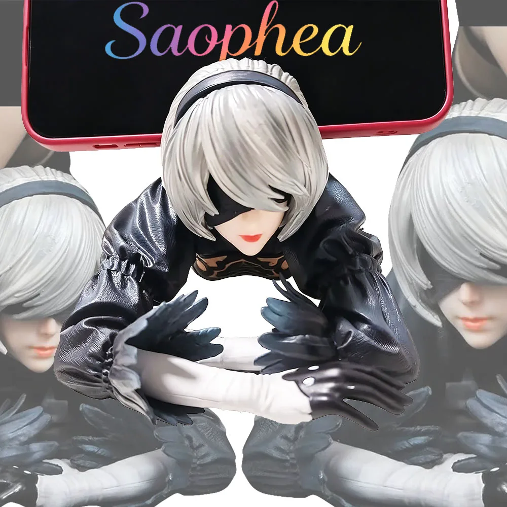 Saophea NieeR 2B Jack-O Pose  Ecchi Figure, Sexy Anime Girl Waifu Action Figure Collectible Statue, Anime Decor Gift Toy(Small)