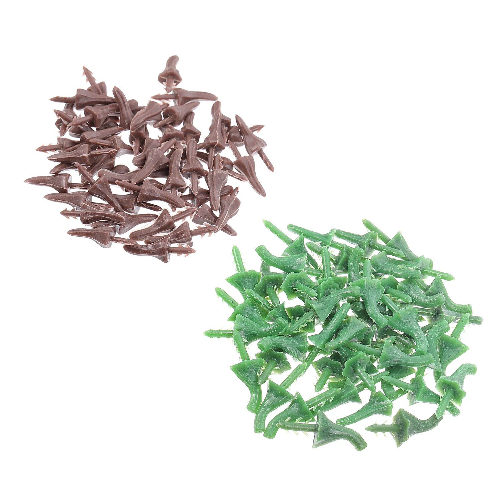 

100 Pcs Pumpkin Decoration Accessories Plastic Harvest Handle DIY Stem Fall Halloween Festive Practical Durable