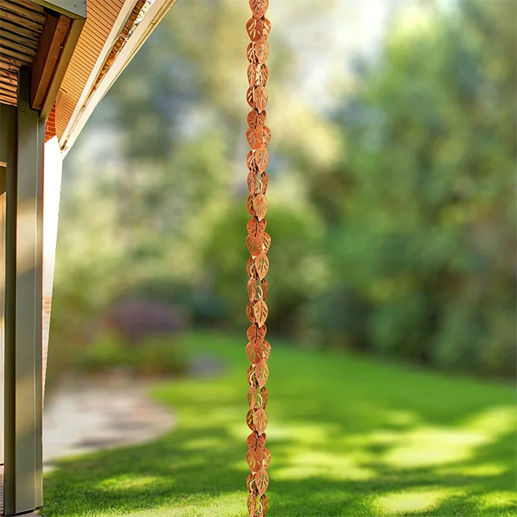 

Corten Steel rain chain garden rain chain gutter monarch rain chain