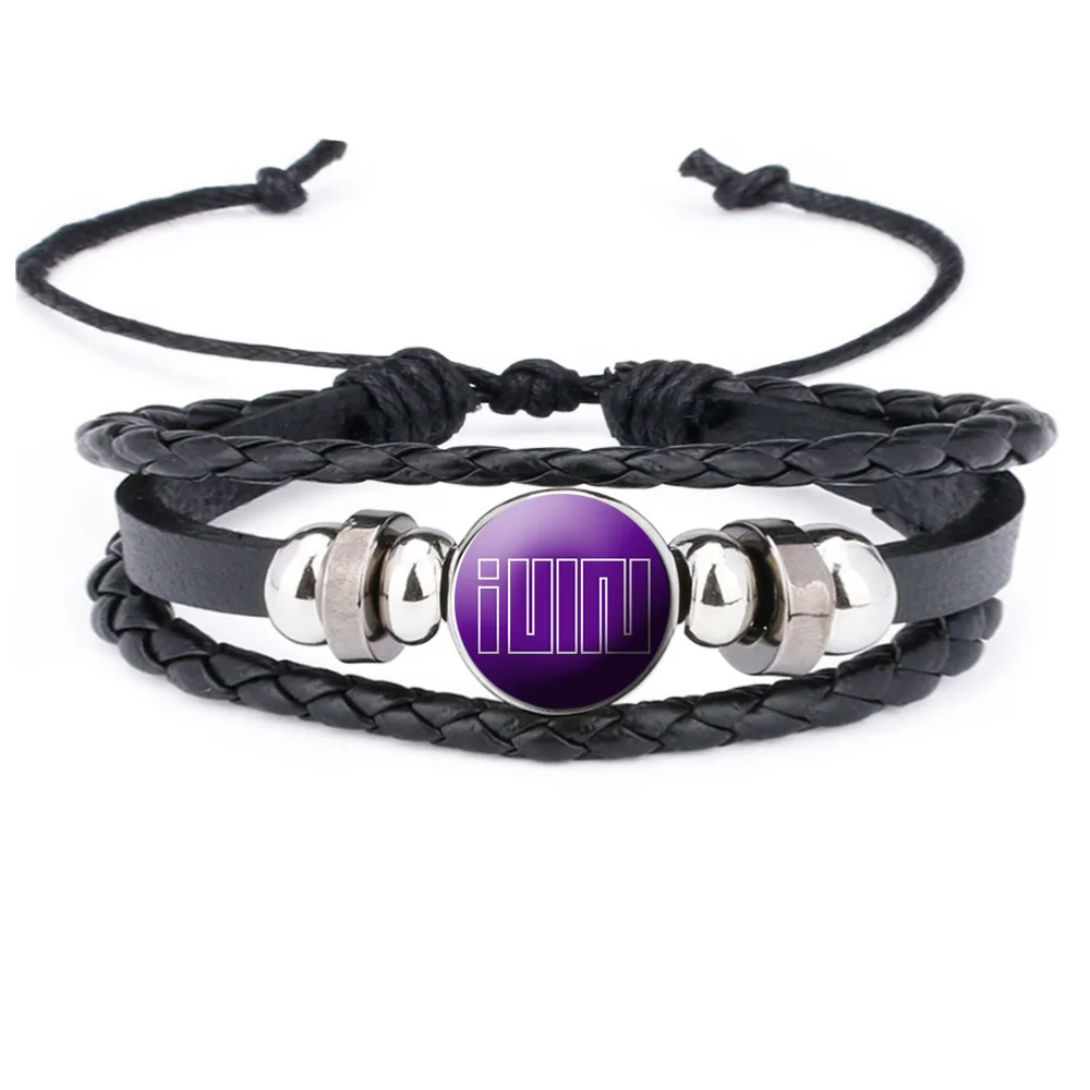 KPOP TWICE ATEEZ (G)I-DLE Bracelet Art Multilayer Braided Bracelets Bangles Fans Jewelry Gifts