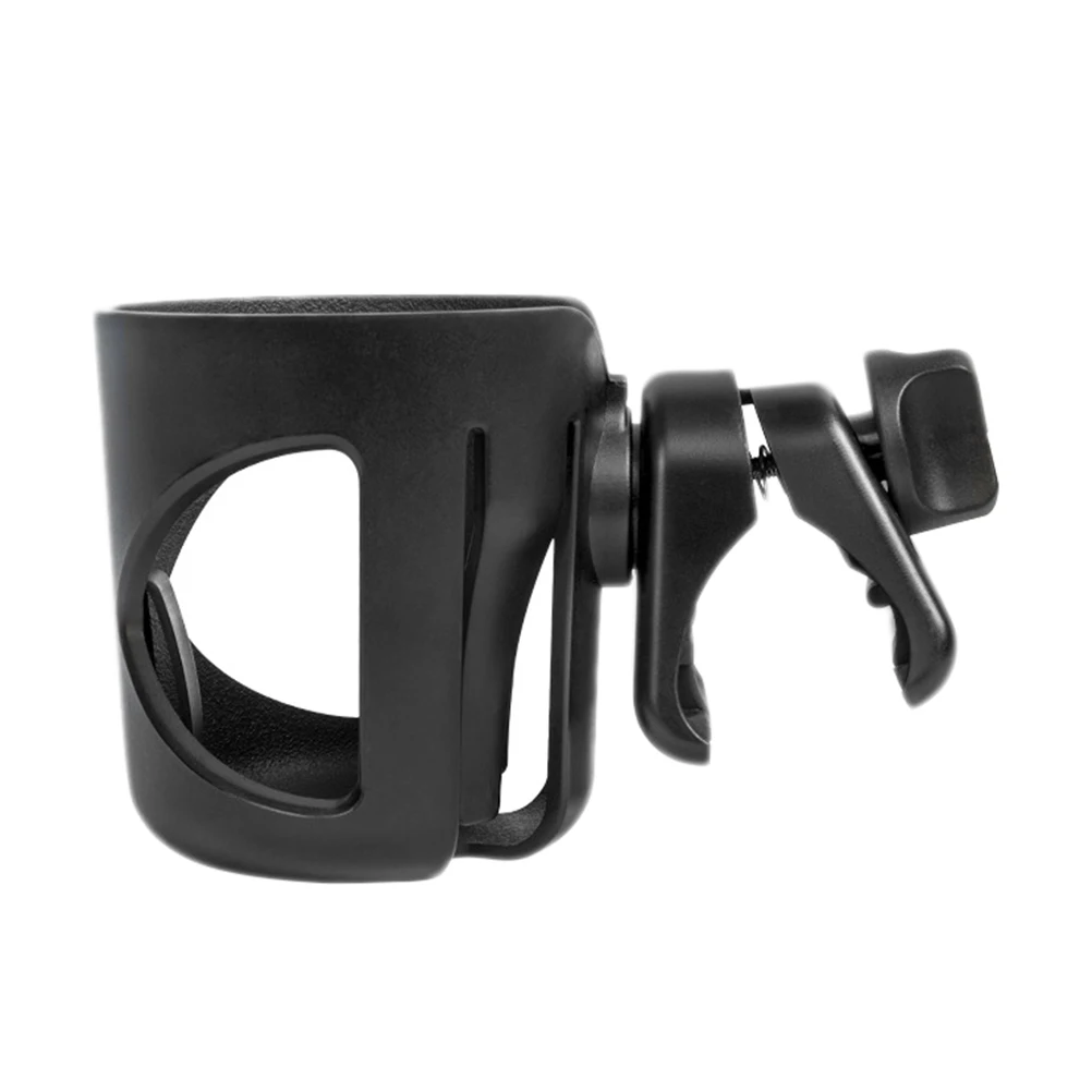 

360 Degree Rotatable Cup Holder for Baby Stroller Bike Multifunctional ABS Plastic Durable Easy Install Quick Assembly Sports