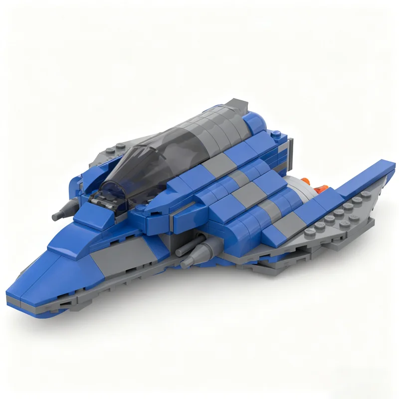 284 pçs moc supralight corp dardo interceptor estrela batalha modelo blocos de construção construção presentes natal brinquedo tijolo crianças