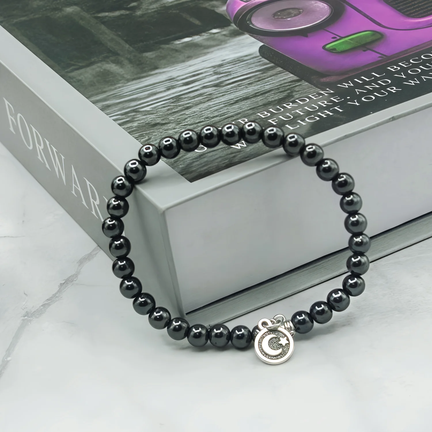 Prayer Beads Bracelet 33-Bead Tasbih Hematite Bracelets Islamic Jewelry Muslim Gifts Dhikr Beads Eid Gifts Ramadan