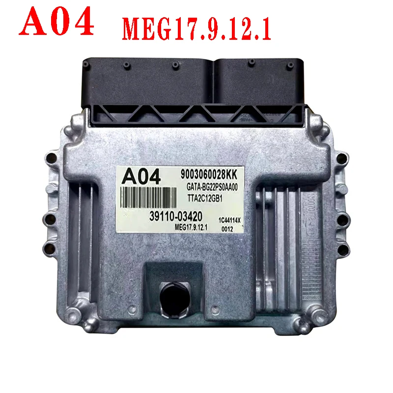 39110-03420 A04 MEG17.9.12.1 39110 0 3420 ECU Original  Car Engine Computer Board Electronic Control Unit   A04 MEG17.9.12.1