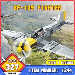 327Pcs Bricks WWII Military Model Tomahawk Fighter Building Blocks/Educational Assembly Toys For Boys/Boys Children Adult Gifts