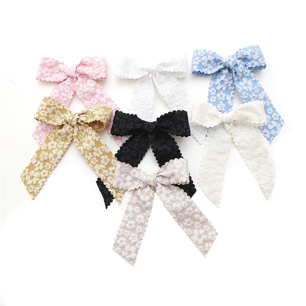 25-3 3D Floral Lace Hairband Baby Headband Hair Clip Cute Toddler Hair Accessories Girls Hairband for Parties And Weddings