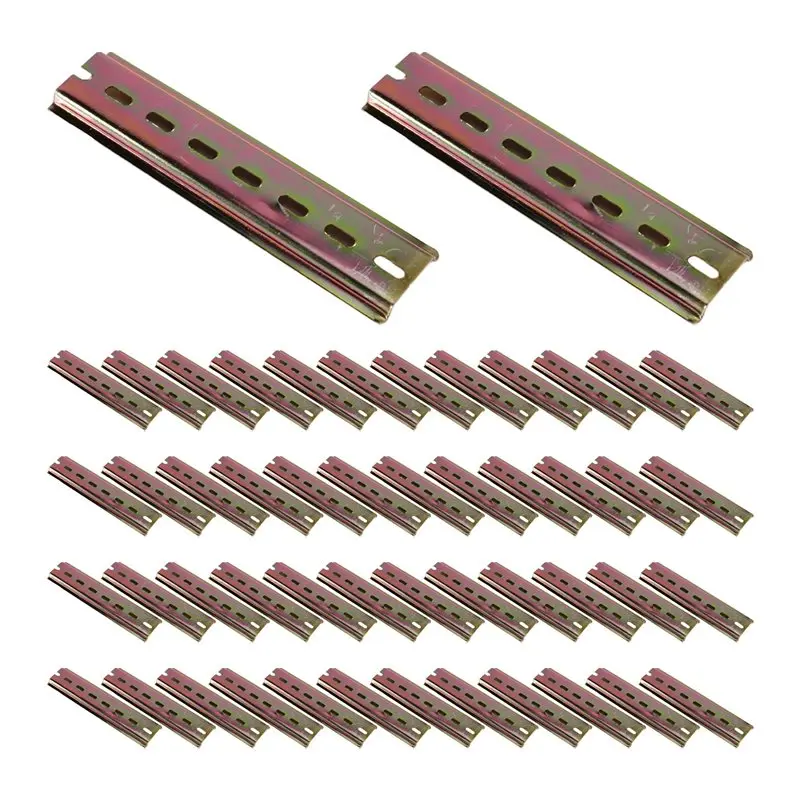 

ABZW Circuit Breaker Track 15Cm Universal 35Mm Aluminum Slotted DIN Rail For C45 DZ47 Terminal Block Relay