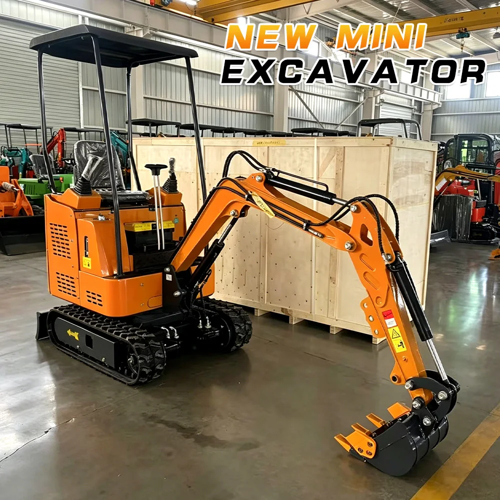 

CE EPA Euro 5 2 Ton Small Bagger Multifunctional Mini Excavator With Breaker Auger Bucket Free Shipping Construction Machine