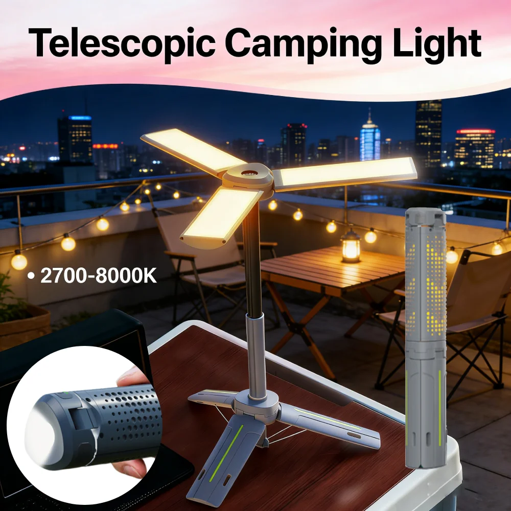 伸縮式防水懐中電灯-充電式ポータブル懐中電灯-ハイキング、釣り、旅行、緊急用