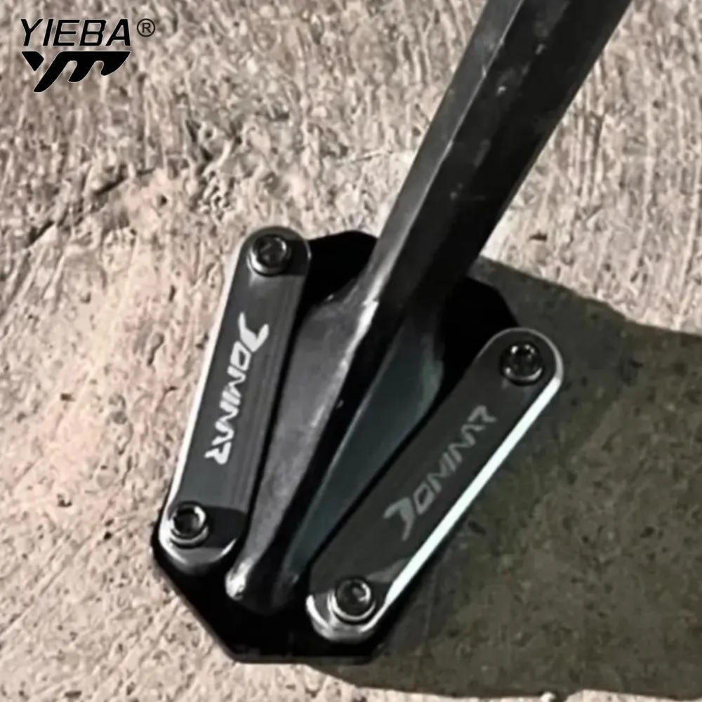 For BAJAJ DOMINAR 250/400 2020 2021 2022 2023 2024 Motorcycle Accessories Kickstand Foot Side Stand Enlarge Plate Pad Foot pedal