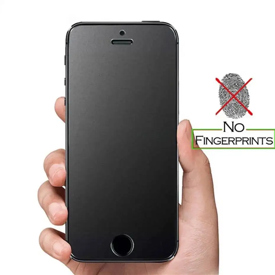 

Матовая защитная пленка из закаленного стекла для iPhone 15, 14, 13, 12, X, XR, XS, 11 Pro Max, Mini, 8, 7 Plus, 6S, 5, SE