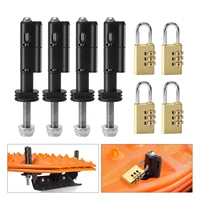 Kit de pasadores de montaje para barra de tracción, rendimiento estable, duradero, confiable, fácil instalación sin bloqueo de contraseña para tabla de deriva MaxTrax, 4 Uds.