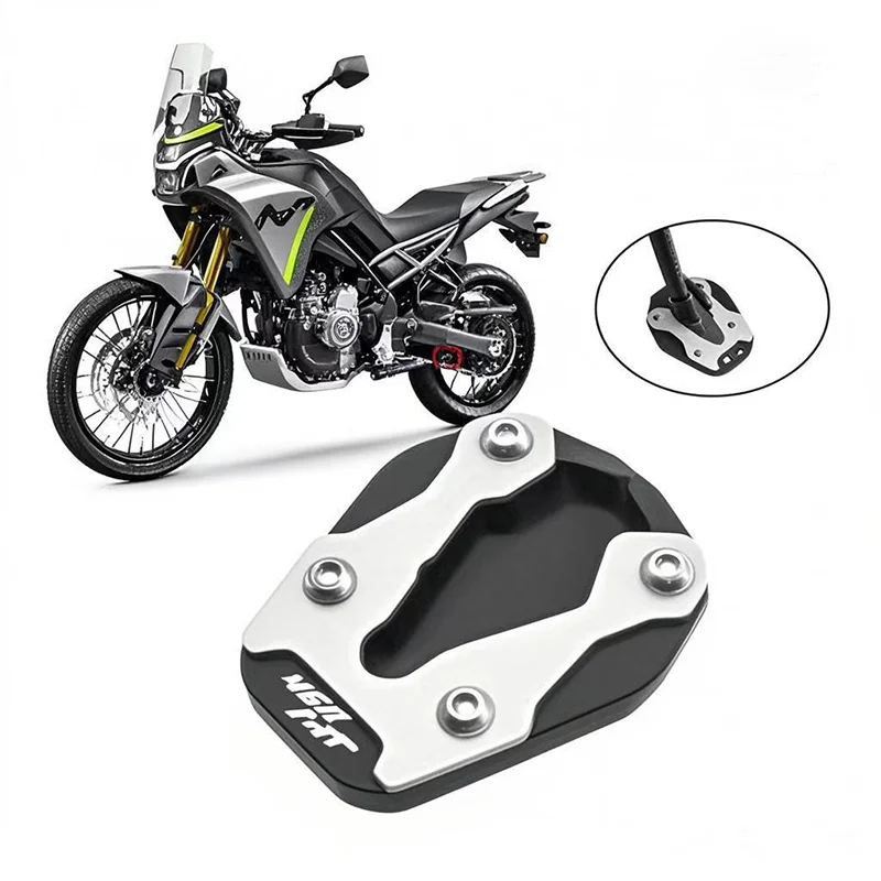 NEW For CFMOTO 450MT MT450 CF 450 MT 2024 2025 Motorcycles Accessories Foot Side Stand Enlarger Plate Pad Kickstand Extension