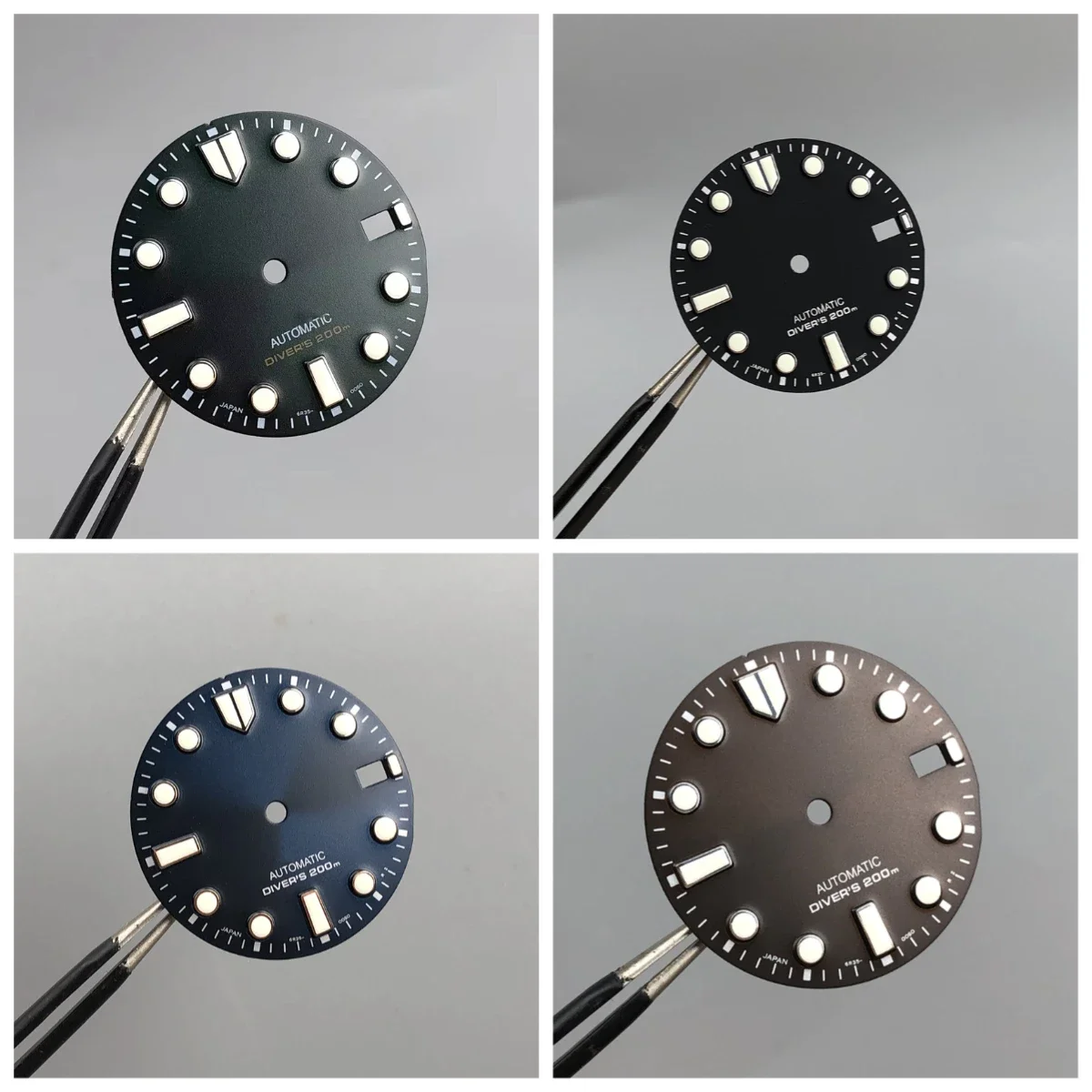 SPB187 green dial for NH35 movement 28.5mm fit japan NH35 DIAL and case super high Quality watch accessories