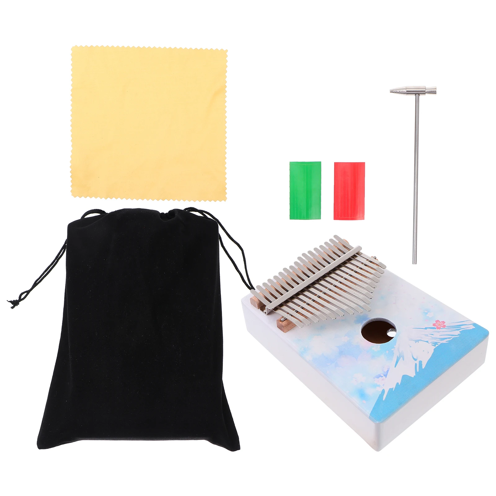 

Thumb Instruments Mini Piano Kids Baby Music 17 Keys Hand Portable Stylish Finger Organ