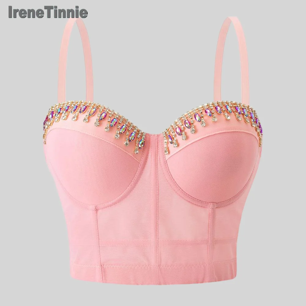 Irene tinnie y2k ropa de mujer clothes tops summer 2025 clothing corset crop top korean tank haut femme 2000s sleeveless girls