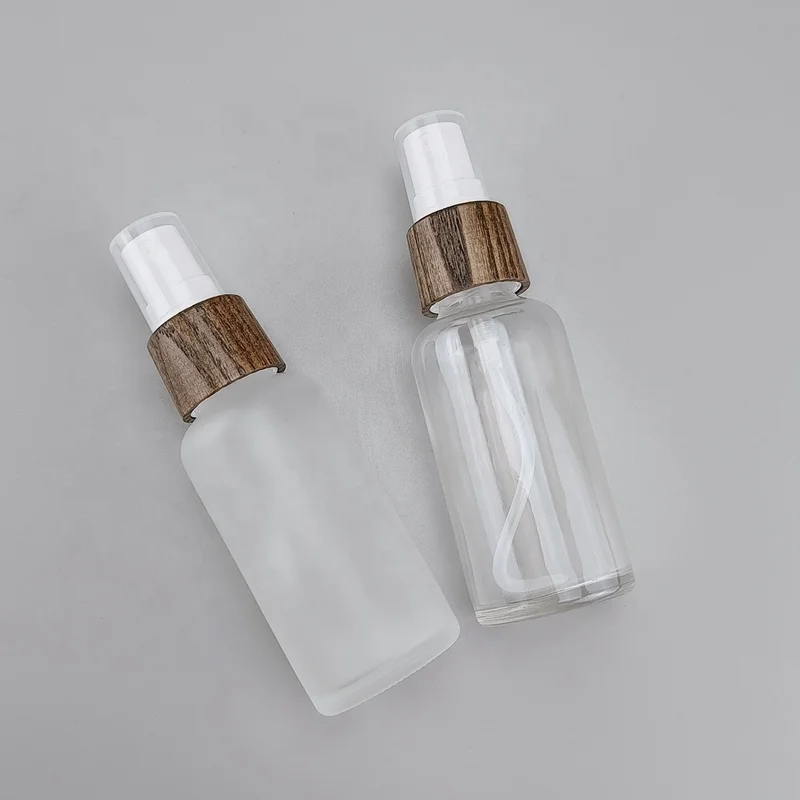 18/410Plastic Emulsie Pomp Bamboe Spuiten Cap Milieuvriendelijke Spray Verstuiver Fijne Mist Spuit Voor Cosmetische Liquid Fles