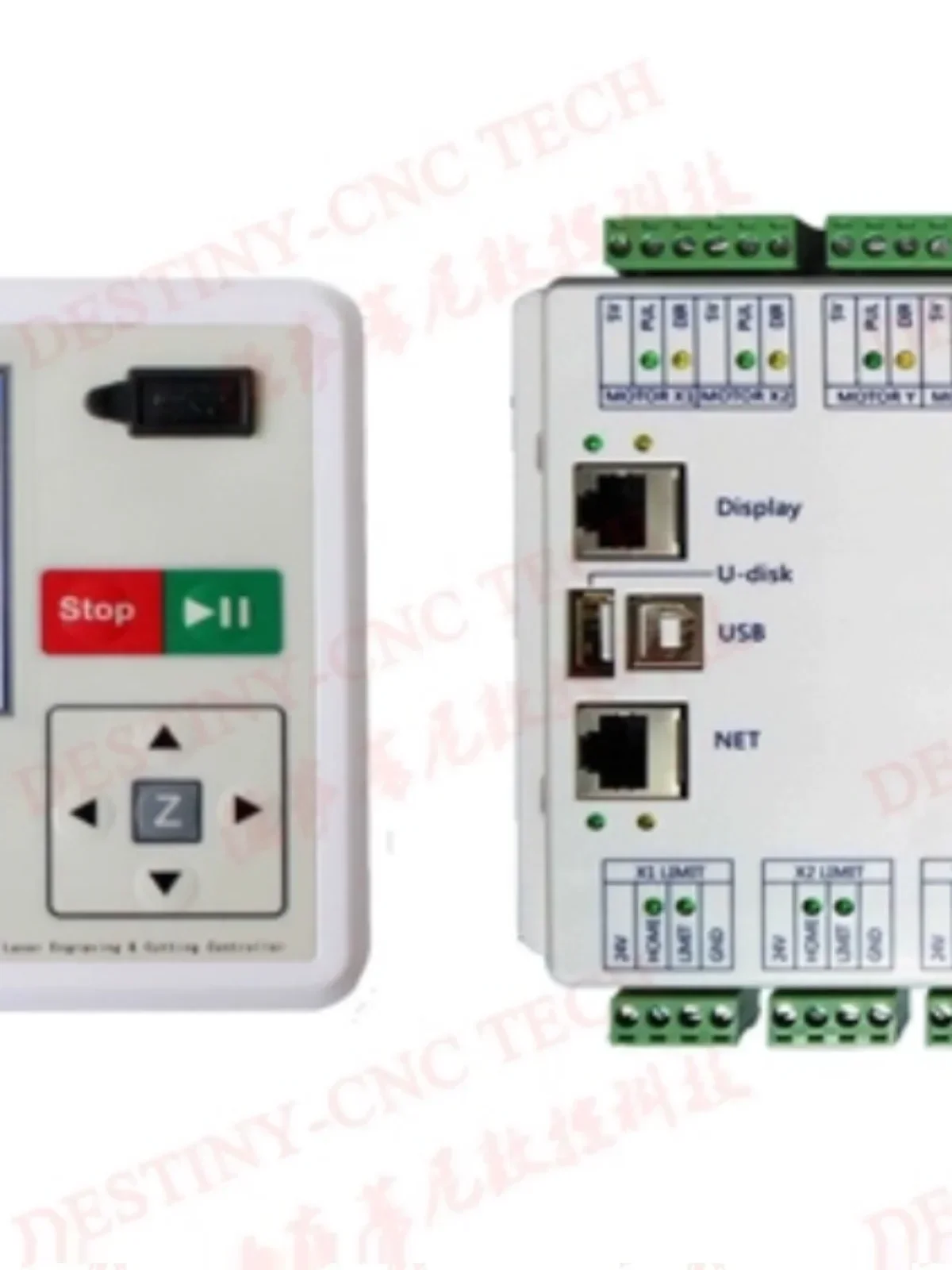 CO2 laser engraving machine control system genuine Zhiyuan 4311 control card panel Powercut in Chinese and English