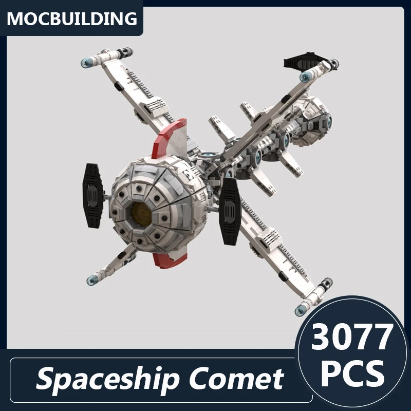 Spaceship Comet Model Moc Building Blocks Diy Assembled Bricks Space Display Xmas Toys Gifts 3879PCS