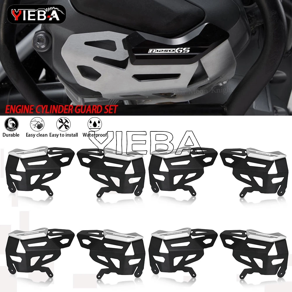 

2025 Engine Guards Cylinder Head Guards Cover Protector For BMW GS1250 R1250 GS ADV Adventure R1250R R1250RS R1250RT All Years
