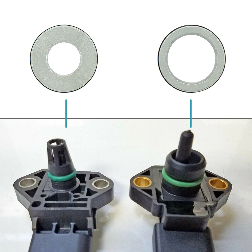 ALUMINIOWY Zestaw Kołnierza Czujnika Map Adapter Rur Intercoolera Do vw JETTA GOLF BEETLE audi A4 MK4 1.8T adp071 — zdjęcie 7