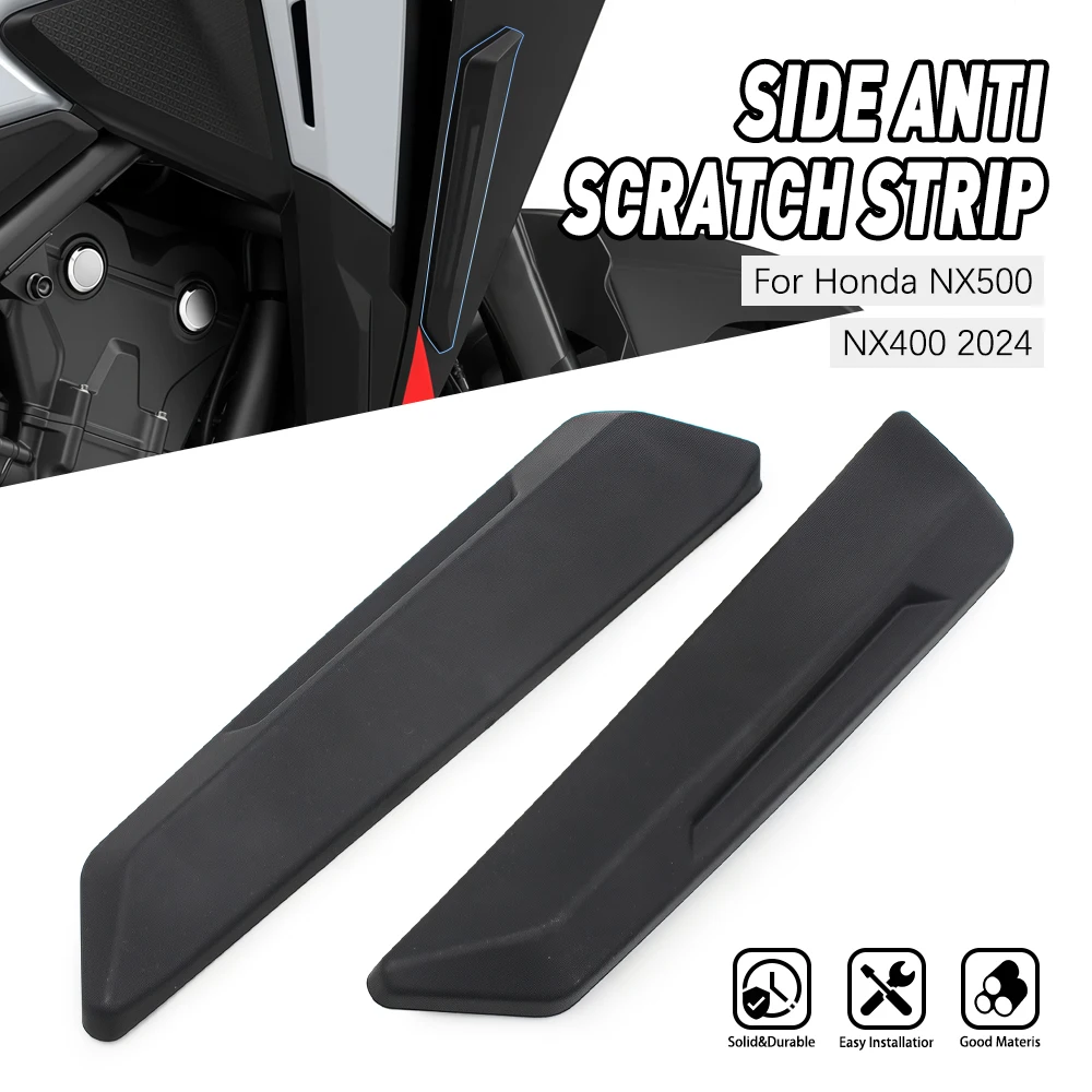 

NEW Motorcycle Accessories Side Wind Deflector Deflector Fairing Radiator Kits Black For Honda NX500 NX 500 2024