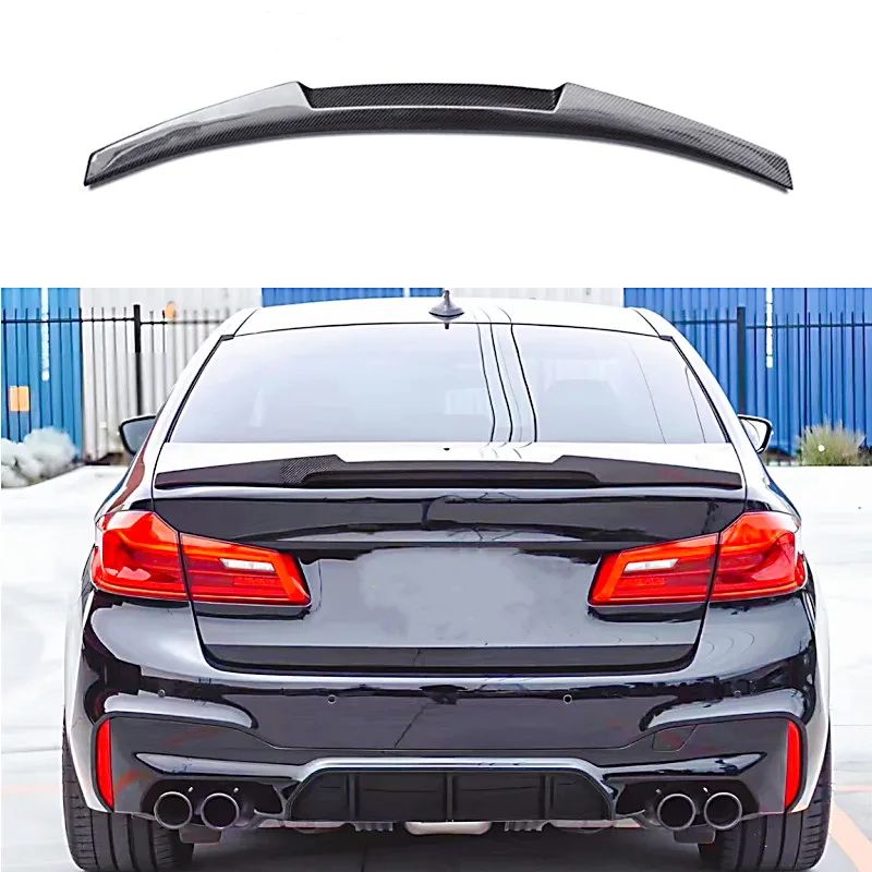 For 2017-2023 BMW 5 Series G30 F90 M5 520i 530i 540i M550i ABS Plastic Rear Trunk Lid Spoiler Wings Car Tuning Accessories