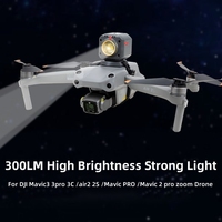 300LM High Brightness Strong Light Night Searchlight Fixed Base for DJI Mavic Air 2 2S / Mavic 3 3pro /mavic 1 2 Pro Zoom Drone