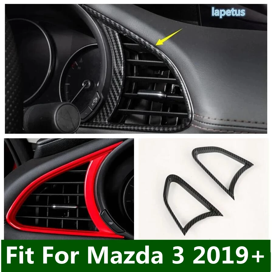 

Dashboard Air AC Outlet Decoration Frame Cover Air Conditioning Vent Grille Cover Trim For Mazda 3 2019 - 2023 Car Accessories