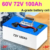 Daweikala 48V 60V 72V 100Ah Powerful Lithium-ion Battery for Electric Vehicles, with Super Large Capacity A-grade battery cell