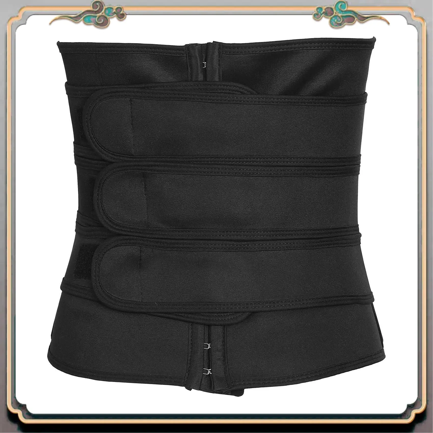 

Durable Waist Trainer Sauna Waist Trainer Waist Trimmer Corset Sweat Belt For Weight Loss Fitness Back Support Workout Sport