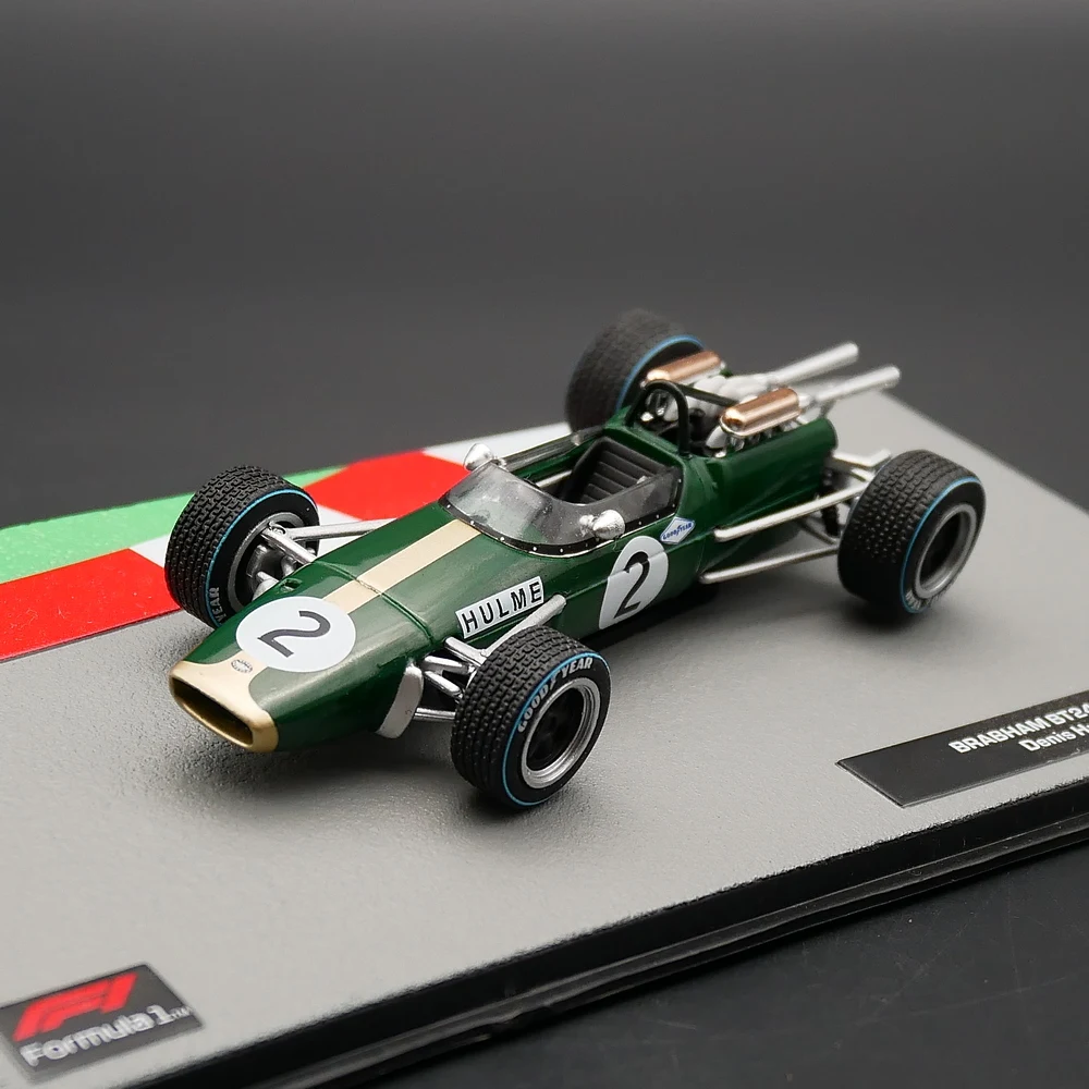 Ixo 1:43 Brabham BT24 1967 Denis Hulme Diecast Car Model Metal Toy Vehicle