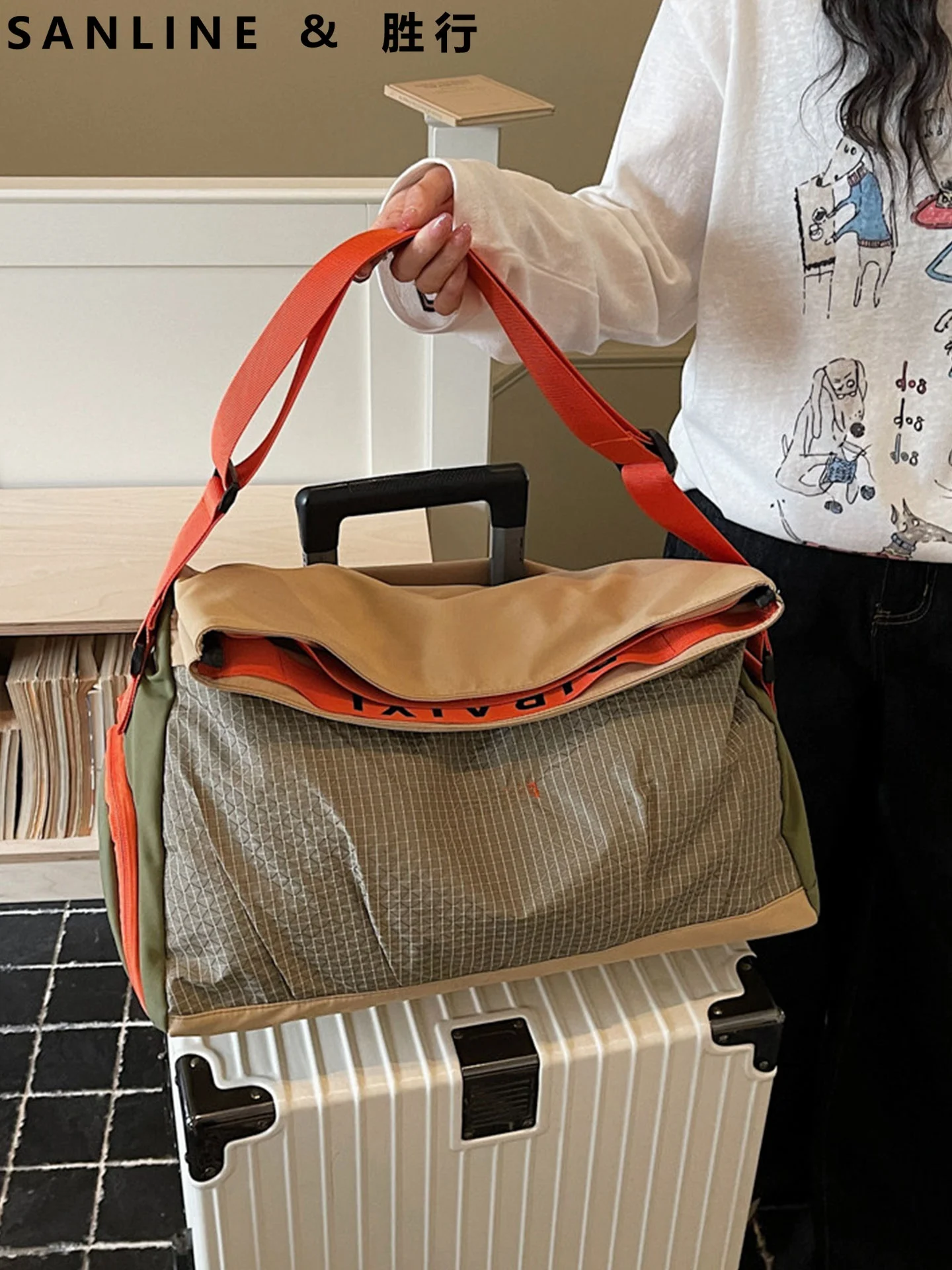 borsa-a-tracolla-leggera-e-capiente-per-brevi-viaggi-borsa-casual-da-donna-per-fitness-in-nylon-stile-coreano-colore-puro