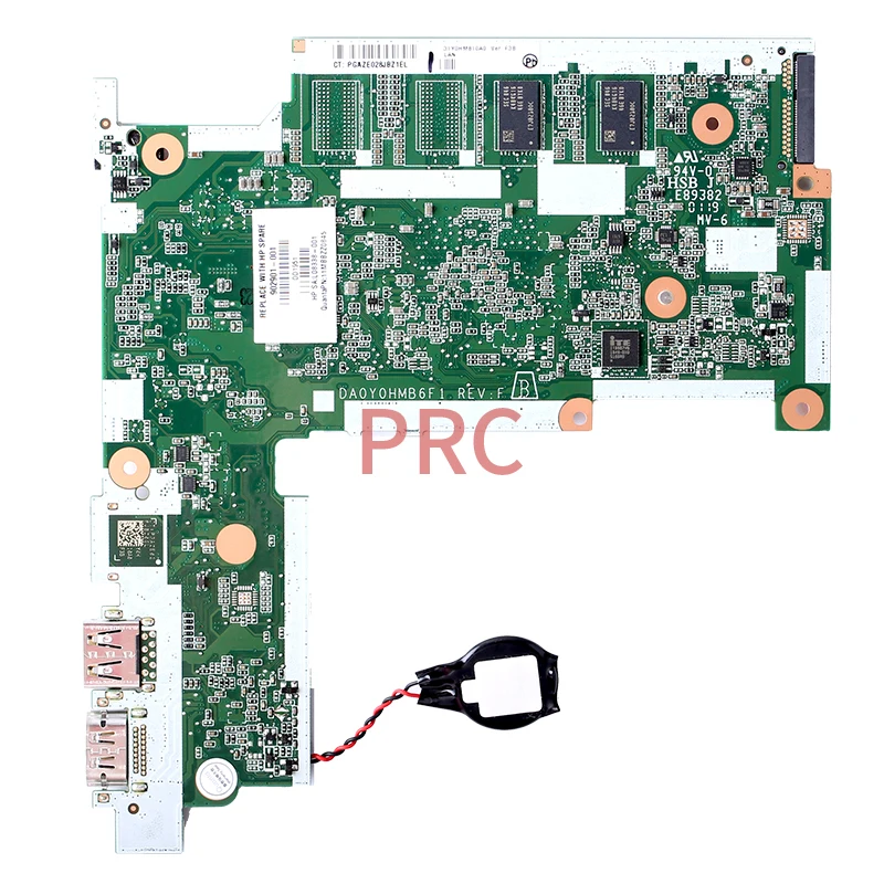 For HP 11-AH Laptop Motherboard DA0Y0HMB6F1 SR2KN N3060 With RAM 902901-001 L08338-001 Notebook Mainboard Full Tested