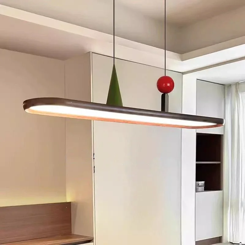 

Минималистичный эллиптический подвесной светильник для ресторана для столовой, гостиной, спальни, креативный дизайнерский светодиодный светильник