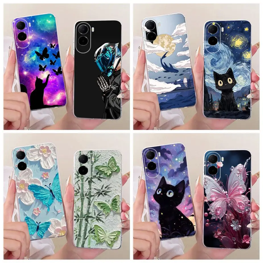 Funda para Xiaomi Poco C9e, Redmi A6 4G, Diseño de Robot, Pintada, Moderna, Delgada y Suave, para Xiaomi Redmi A6 PocoC9e 4G