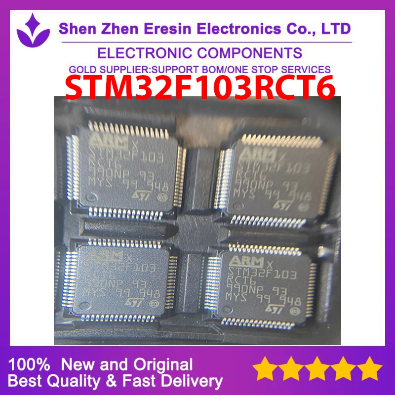 Free shipping  10PCS/LOT   STM32F103RCT6  TQFP64   New and original