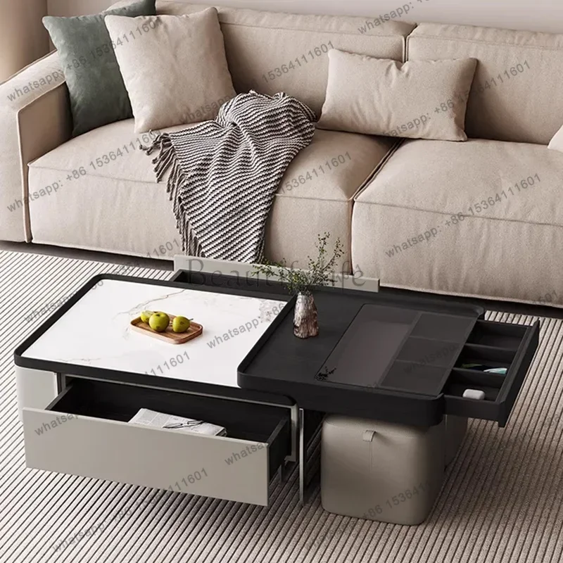 LD Standing Moving Coffee Table Decoration Designer Books Writing Dinner   Luxury Kaffee Tische Living Room Furniture